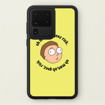 Oh man, oh geez Rick - RAM  - Rick And Morty Phone Case for Galaxy S20 Ultra