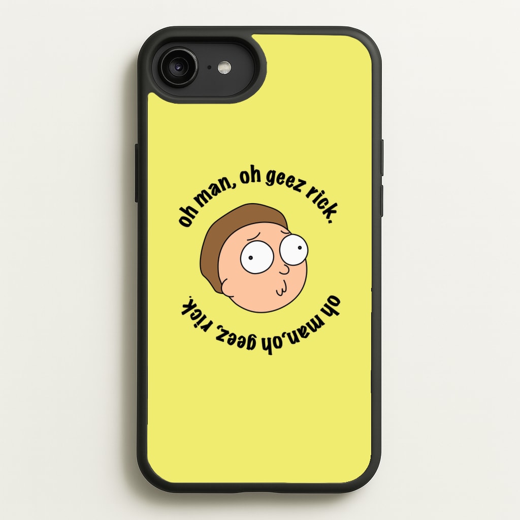 Oh man, oh geez Rick - RAM  - Rick And Morty Phone Case for iPhone 6 Plus / 7 Plus / 8 Plus