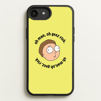 Oh man, oh geez Rick - RAM  - Rick And Morty Phone Case for iPhone 6 Plus / 7 Plus / 8 Plus