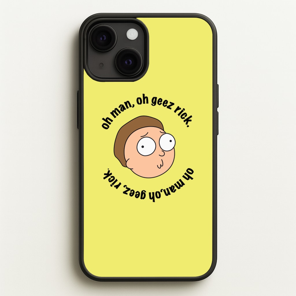 Oh man, oh geez Rick - RAM  - Rick And Morty Phone Case for iPhone 13