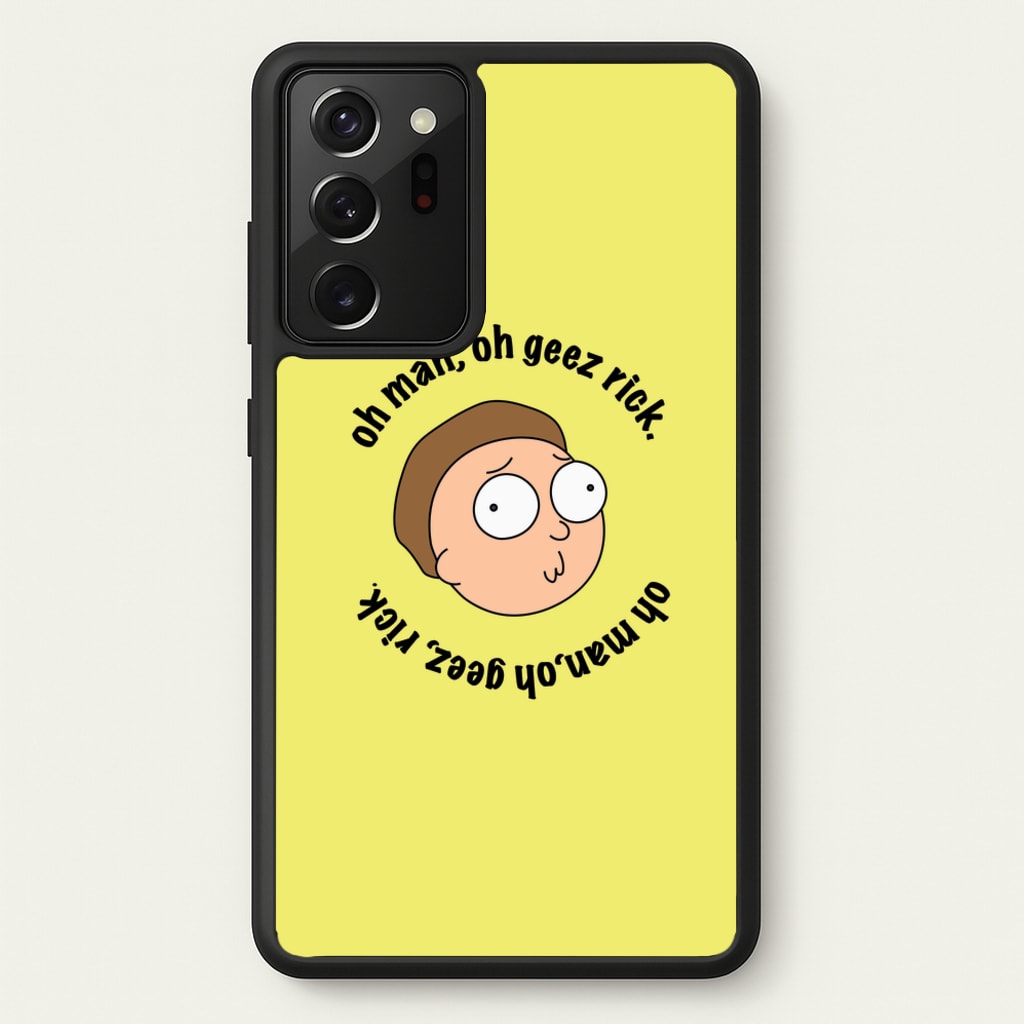 Oh man, oh geez Rick - RAM  - Rick And Morty Phone Case for Galaxy Note 20 Ultra