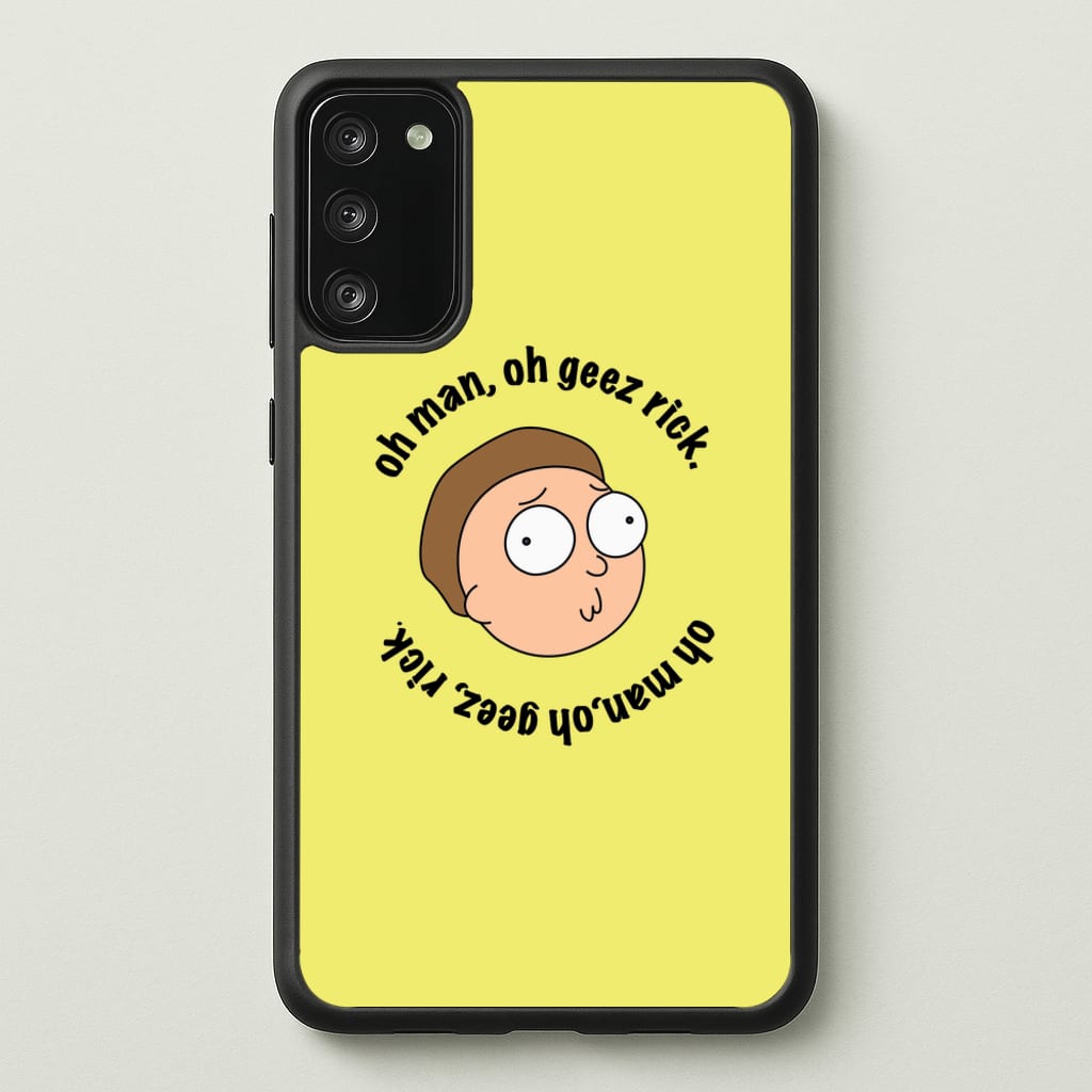 Oh man, oh geez Rick - RAM  - Rick And Morty Phone Case for Galaxy A41