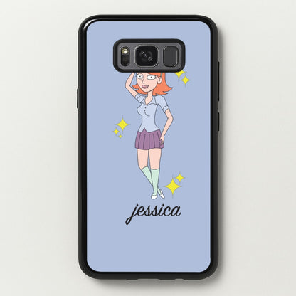 Jessica - RAM  - Rick And Morty Phone Case for Galaxy S8 Plus