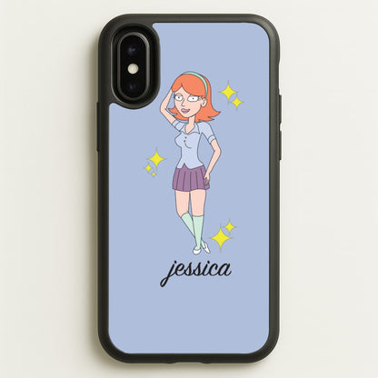 Jessica - RAM  - Rick And Morty Phone Case for iPhone X / XS
