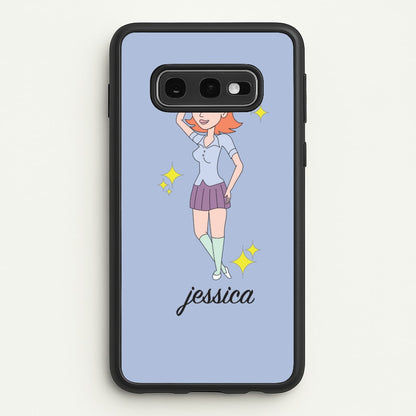 Jessica - RAM  - Rick And Morty Phone Case for Galaxy S10e