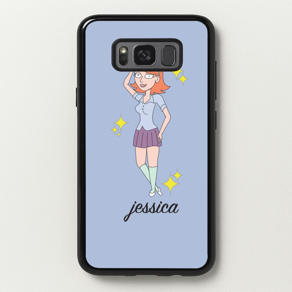 Jessica - RAM  - Rick And Morty Phone Case for Galaxy S8