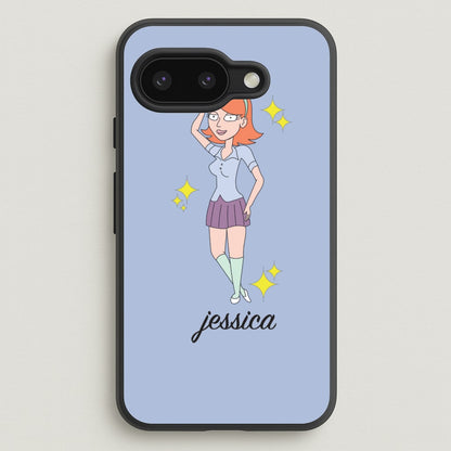 Jessica - RAM  - Rick And Morty Phone Case for Google Pixel 9a