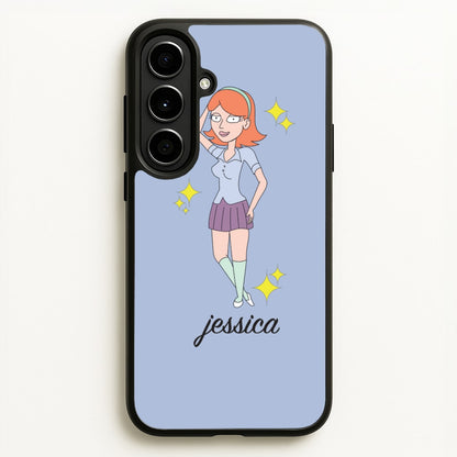 Jessica - RAM  - Rick And Morty Phone Case for Galaxy A56