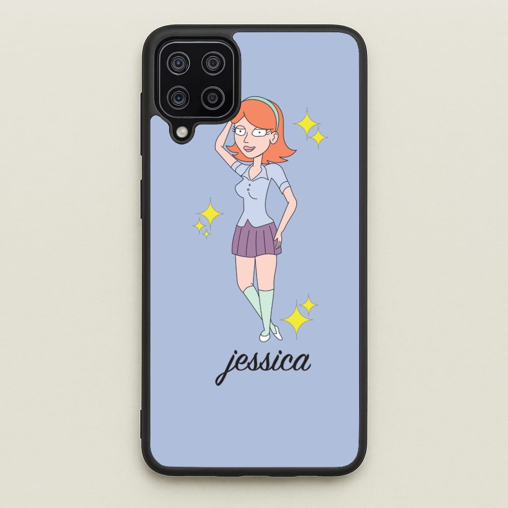 Jessica - RAM  - Rick And Morty Phone Case for Galaxy A12
