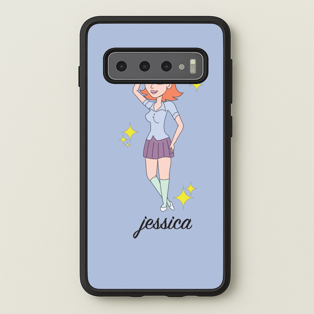 Jessica - RAM  - Rick And Morty Phone Case for Galaxy S10 Plus