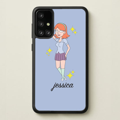 Jessica - RAM  - Rick And Morty Phone Case for Galaxy A71