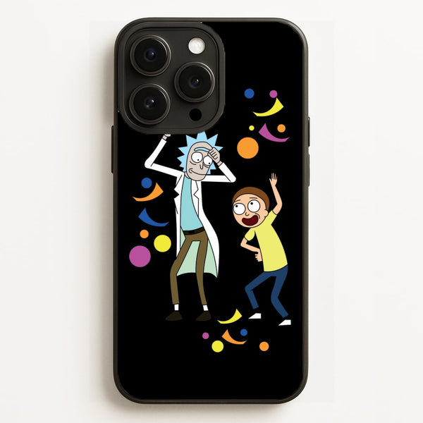 R&M Dancing  - Rick And Morty Phone Case for iPhone 16 Pro Max