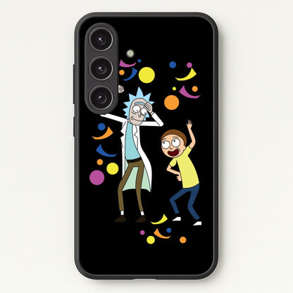 R&M Dancing  - Rick And Morty Phone Case for Galaxy S24FE