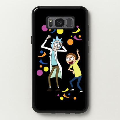 R&M Dancing  - Rick And Morty Phone Case for Galaxy S8