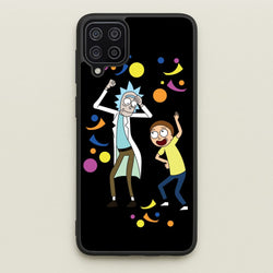 R&M Dancing  - Rick And Morty Phone Case for Galaxy A12