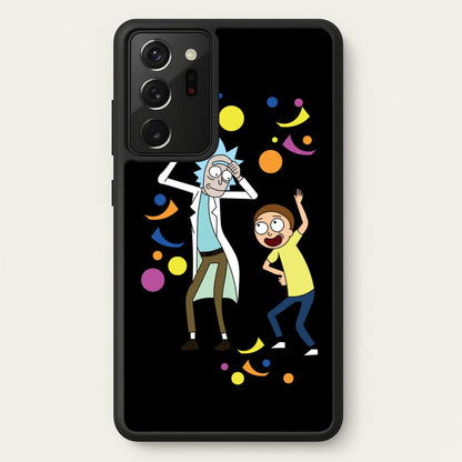 R&M Dancing  - Rick And Morty Phone Case for Galaxy Note 20 Ultra