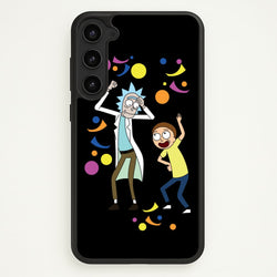 R&M Dancing  - Rick And Morty Phone Case for Galaxy S23