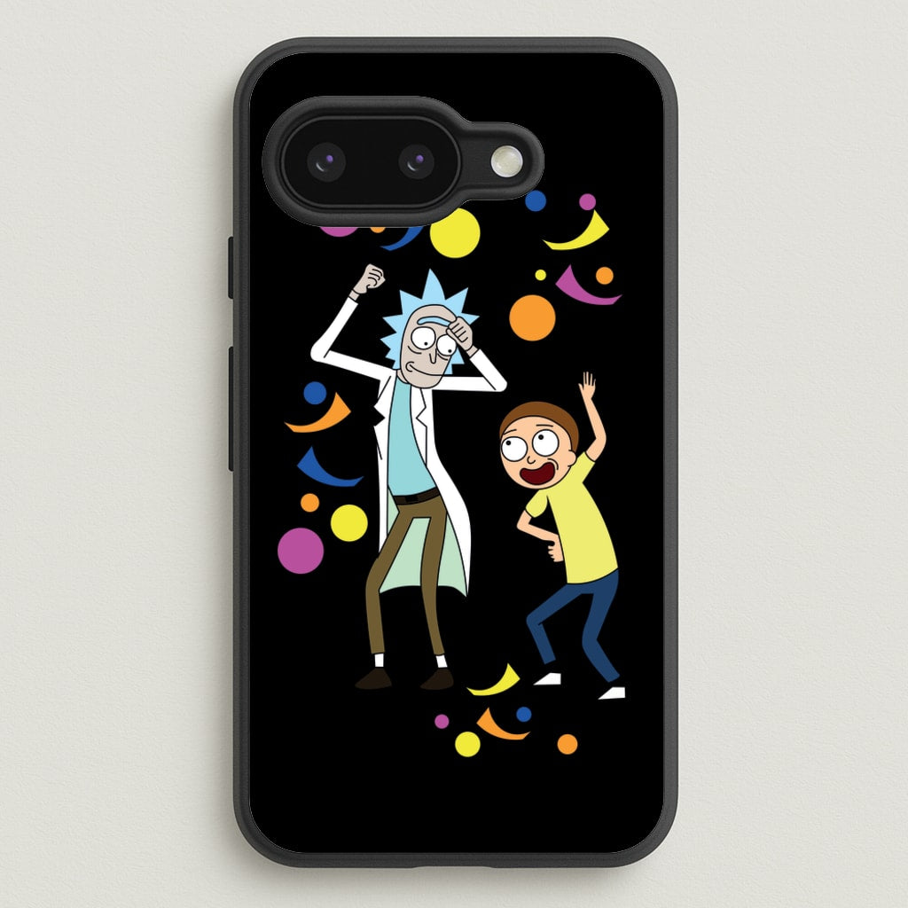 R&M Dancing  - Rick And Morty Phone Case for Google Pixel 9a