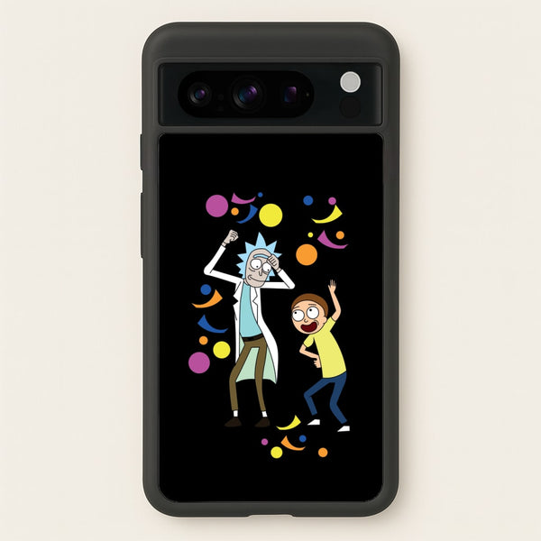 R&M Dancing  - Rick And Morty Phone Case for Google Pixel 8 Pro