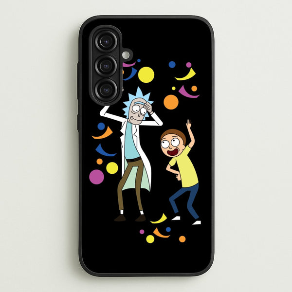 R&M Dancing  - Rick And Morty Phone Case for Galaxy A16