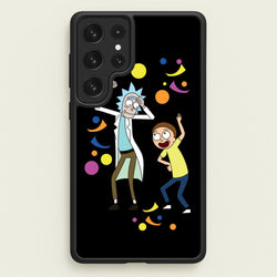 R&M Dancing  - Rick And Morty Phone Case for Galaxy S22 Ultra