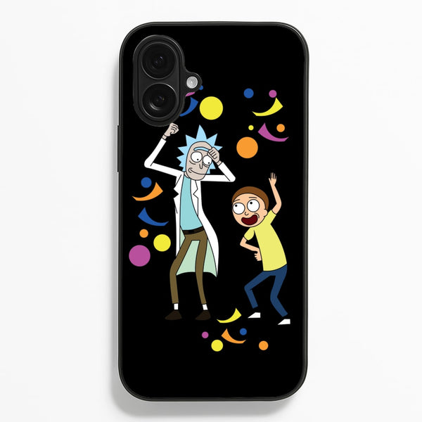 R&M Dancing  - Rick And Morty Phone Case for iPhone 16 Plus