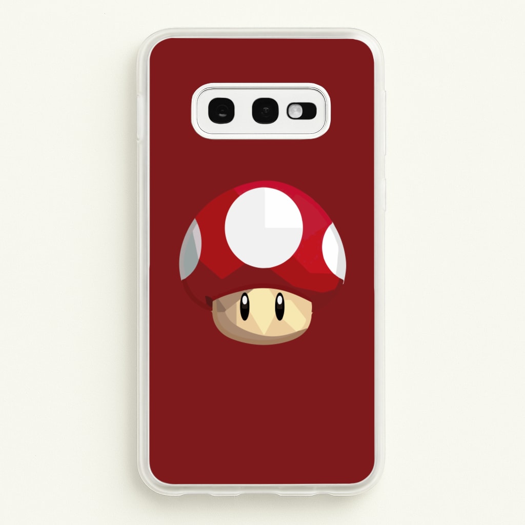 Toad - Mario  - Mario Phone Case for Galaxy S10e