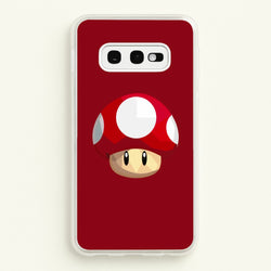 Toad - Mario  - Mario Phone Case for Galaxy S10e