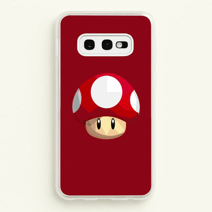 Toad - Mario  - Mario Phone Case for Galaxy S10e