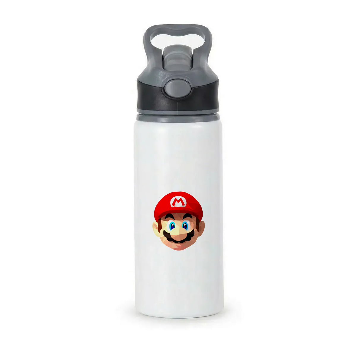 Mario Face - Mario Active Water Bottle