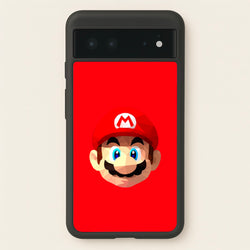 Mario Face - Mario  - Mario Phone Case for Google Pixel 6