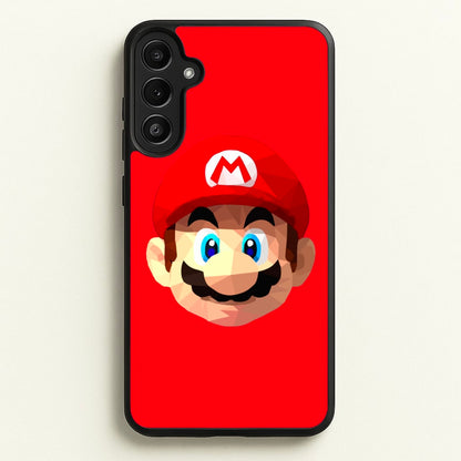 Mario Face - Mario  - Mario Phone Case for Galaxy A34