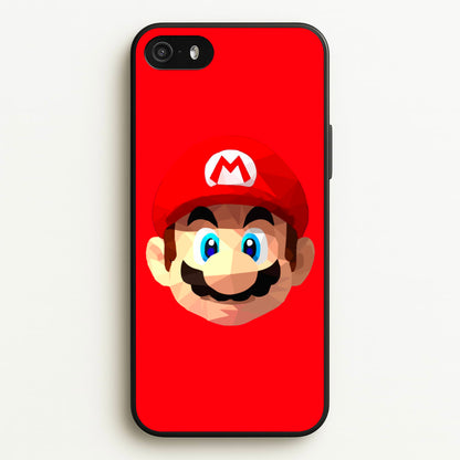 Mario Face - Mario  - Mario Phone Case for iPhone 5 / 5s / SE 2016