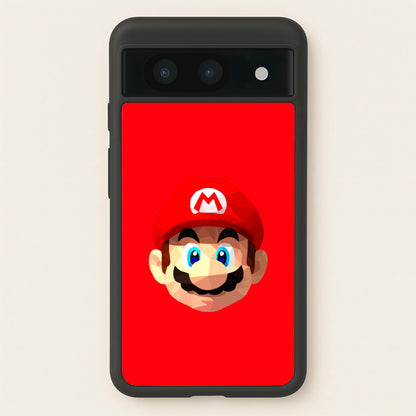 Mario Face - Mario  - Mario Phone Case for Google Pixel 8a