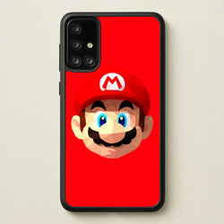 Mario Face - Mario  - Mario Phone Case for Galaxy A71