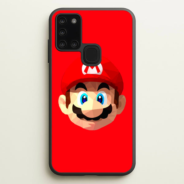 Mario Face - Mario  - Mario Phone Case for Galaxy A21s