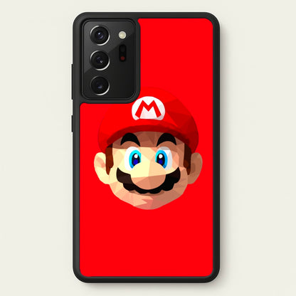 Mario Face - Mario  - Mario Phone Case for Galaxy Note 20 Ultra