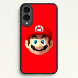 Mario Face - Mario  - Mario Phone Case for Galaxy S25 Edge