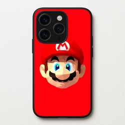 Mario Face - Mario  - Mario Phone Case for iPhone 15 Pro