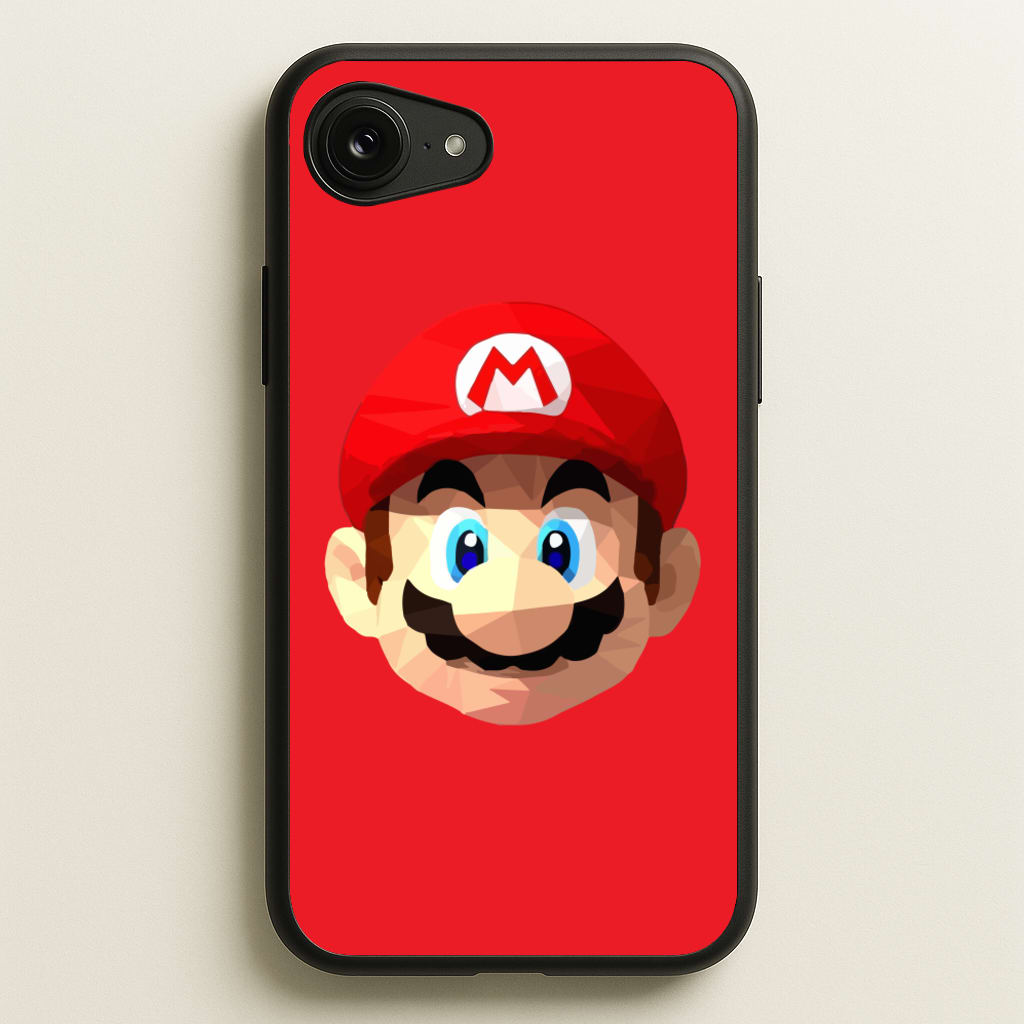 Mario Face - Mario  - Mario Phone Case for iPhone 16e