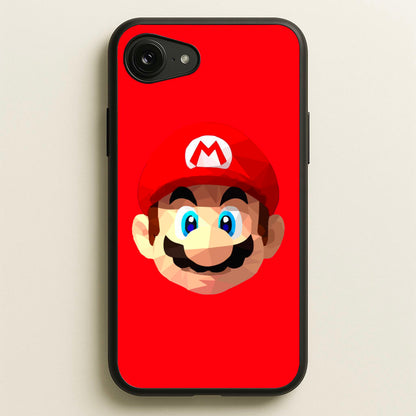 Mario Face - Mario  - Mario Phone Case for iPhone 16e