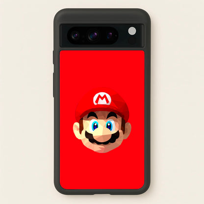Mario Face - Mario  - Mario Phone Case for Google Pixel 8 Pro