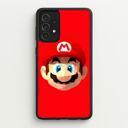 Mario Face - Mario  - Mario Phone Case for Galaxy A52 / A52s
