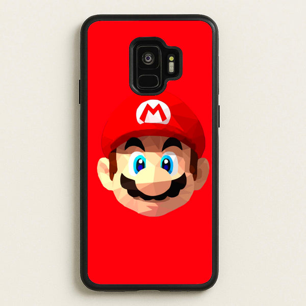 Mario Face - Mario  - Mario Phone Case for Galaxy S9