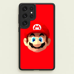 Mario Face - Mario  - Mario Phone Case for Galaxy S23 Ultra