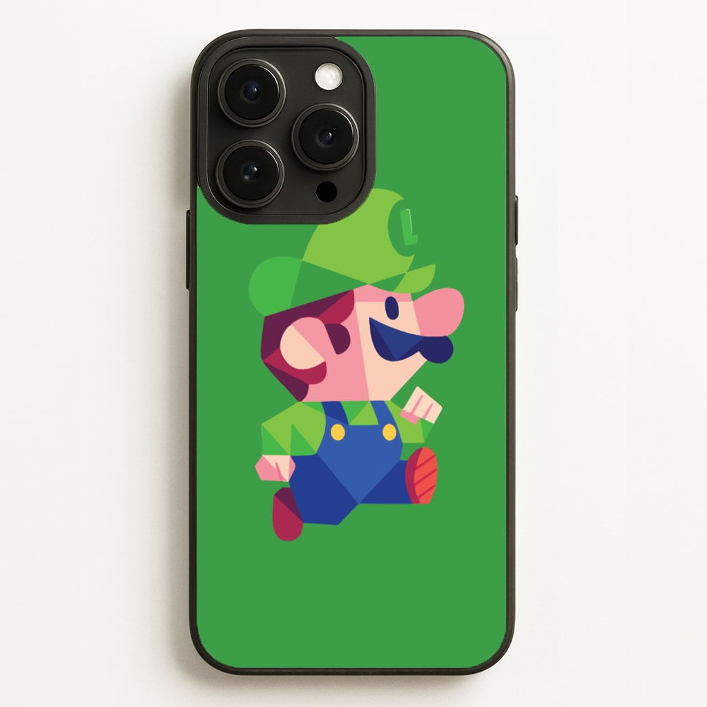 Running Luigi - Mario  - Mario Phone Case for iPhone 16 Pro Max