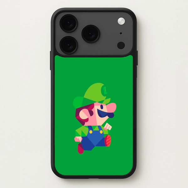 Running Luigi - Mario Phone Case for iPhone 17 Pro Max