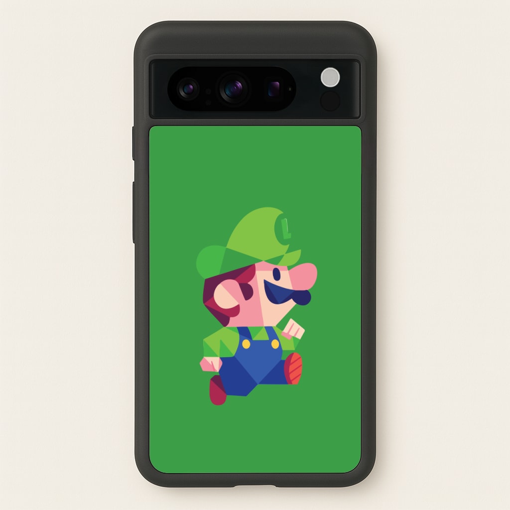 Running Luigi - Mario  - Mario Phone Case for Google Pixel 8 Pro