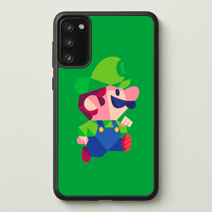 Running Luigi - Mario  - Mario Phone Case for Galaxy S20