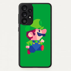 Running Luigi - Mario  - Mario Phone Case for Galaxy A53